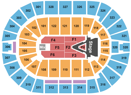 BOK Center Aerosmith Seating Chart